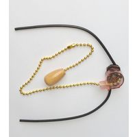 Выкл-дергалка для бра с проводом и цепочкой 270мм золото