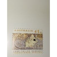 Австралия год 1992.  посвященная Длиннохвостая сумчатая мышь