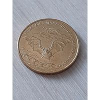 Польша 2 злотых 2010 Летучая мышь