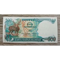 Werty71 Индонезия 500 рупий 1988 аUNC банкнота