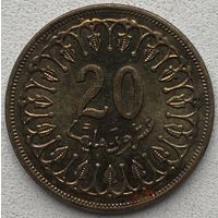 Тунис 20 миллимов 1996 г.
