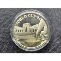 Самоа 10 тала 1992 Чемпионат мира по футболу 1994, США! Серебро 925 пробы 31,86 грамм! ОБМЕН!