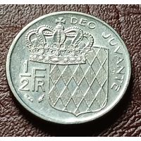 Монако 1/2 франка, 1982    ( 2-4-4 )