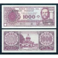 Парагвай 1000 гуарани 2002 год, UNC