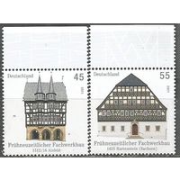 Германия. Фалверковые дома. 2011г. Mi#2861-62. Серия.