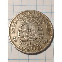 10 эскудо Мозамбик 1974 год