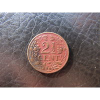 Кюрасао. 2,5 цента. 1944. С 20 копеек. Распродажа коллекции. Смотрите другие лоты.