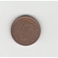 1 евроцент Ирландия 2005 Лот 8607