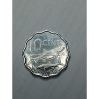 Багамские острова 10 центов  2016 года .