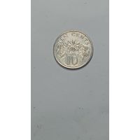 Сингапур 10 центов 1986 года .