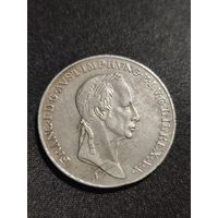 СВР.Австрия. 1/2 талера 1830 года. Франциск I. Не частая монета. Присутствуют легкие следы юстировки на аверсе.