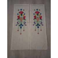 Шторы вышитые старинные