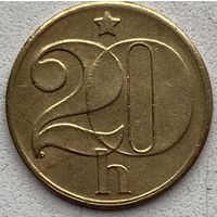 Чехословакия 20 геллеров 1982 г.