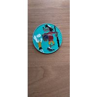 Значок. Ну, Погоди! Волк футболист. САЗ