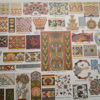 Орнаменты 2. Литография СПБ. Гравюра конец 19века 31x24см. РАСПРОДАЖА КОЛЛЕКЦИИ.