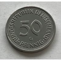 Германия ФРГ 50 пфеннигов 1976 (G - Карлсруэ)
