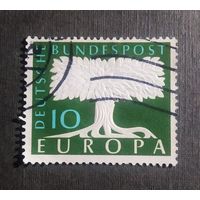 Марка Германия 1958 год Европа СЕРТ