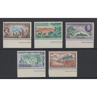 Южная Родезия 1953** Юбилей колонизатора Сесила Родса полная серия 5 марок SG#71-75