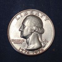 США 25 центов 1976 D  200 лет независимости США