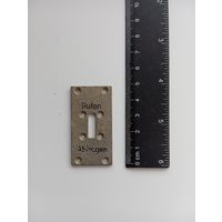 Шильдик переключателя немецкого коммутатора