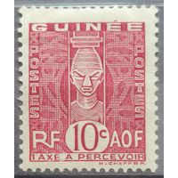 Французская Гвинея 1938г. Доплатная марка