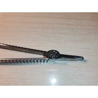 Серьга одиночка, 3 клейма, застёжка рабочая.