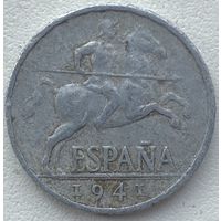 Испания 5 сентимо 1941 г.