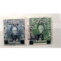 Венесуэла \160ф\1933 стандарт, Боливар, надпечатка