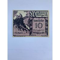 Нотгельд Австрия Шпитц 10 геллеров -0102