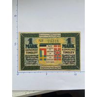 Нодгельд 1 марка Тинглефф. Веймарская республика - 0202