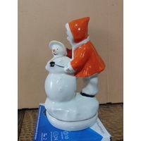 Статуэтка Девочка со снеговиком