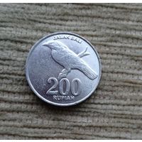 Werty71 Индонезия 200 рупий 2003 птица балийский скворец