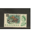 Багамы-1966(Мих.244) , *  , Морская  Фауна, Рыбы, Надп.
