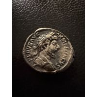Денарий.  Луций Вер.  Римская Империя. СЕРЕБРО.