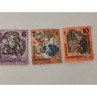 Аббатства Австрии. Марки серии 1993 -1994 гг.