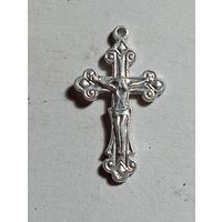 Крестик  с рубля .