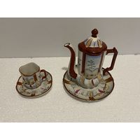 Фарфор. Чайник. Заварник. Кофейник. Ранние Советы. Городница. Коминтерн. Редкость!
