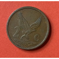 ЮАР, 2 цента 2000г.