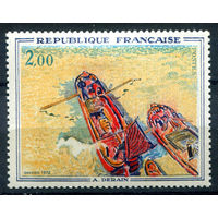 Франция - 1972г. - искусство, картины - 1 марка - полная серия, MH с отпечатком на клее [Mi 1814]. #2-Fr-39-A-1