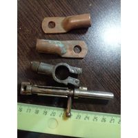 Клема 3 шт. (медь, свинец), защелка ЗА ВСЕ