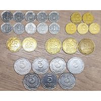 Монеты Украины 1-50 копеек 1992-2012