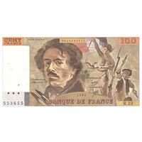Франция 100 франков 1980 год