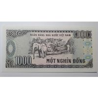 Вьетнам, 1000 донгов 1988 г. Серия FO. UNC.