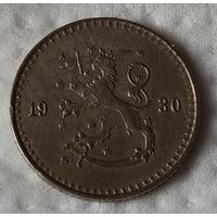 Финляндия 25 пенни, 1930 (14-9-16)