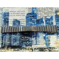 Браслет (шпалы, слитки, 20 мм) для наручных часов Электроника (в том числе Электроника-1) и др., СССР, нечастый. #5. Торг