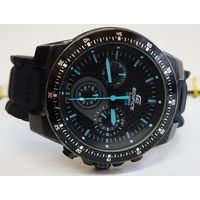 Часы "Casio" оригинал,хронограф,родной люм, приличное состояние.