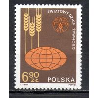Всемирный день продовольствия Польша  1981 год серия из 1 марки