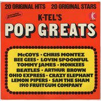 LP K-Tel's Pop Greats (The Beatles, The Who, Cream, Bee Gees, Lovin' Spoonful, The Monkees, Righteous Brothers, Fifth Dimension, Neil Diamond, Isley Brothers і іншыя)