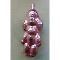 Елочная игрушка Пудель. СССР