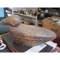 Деревянная шкатулка Утка.